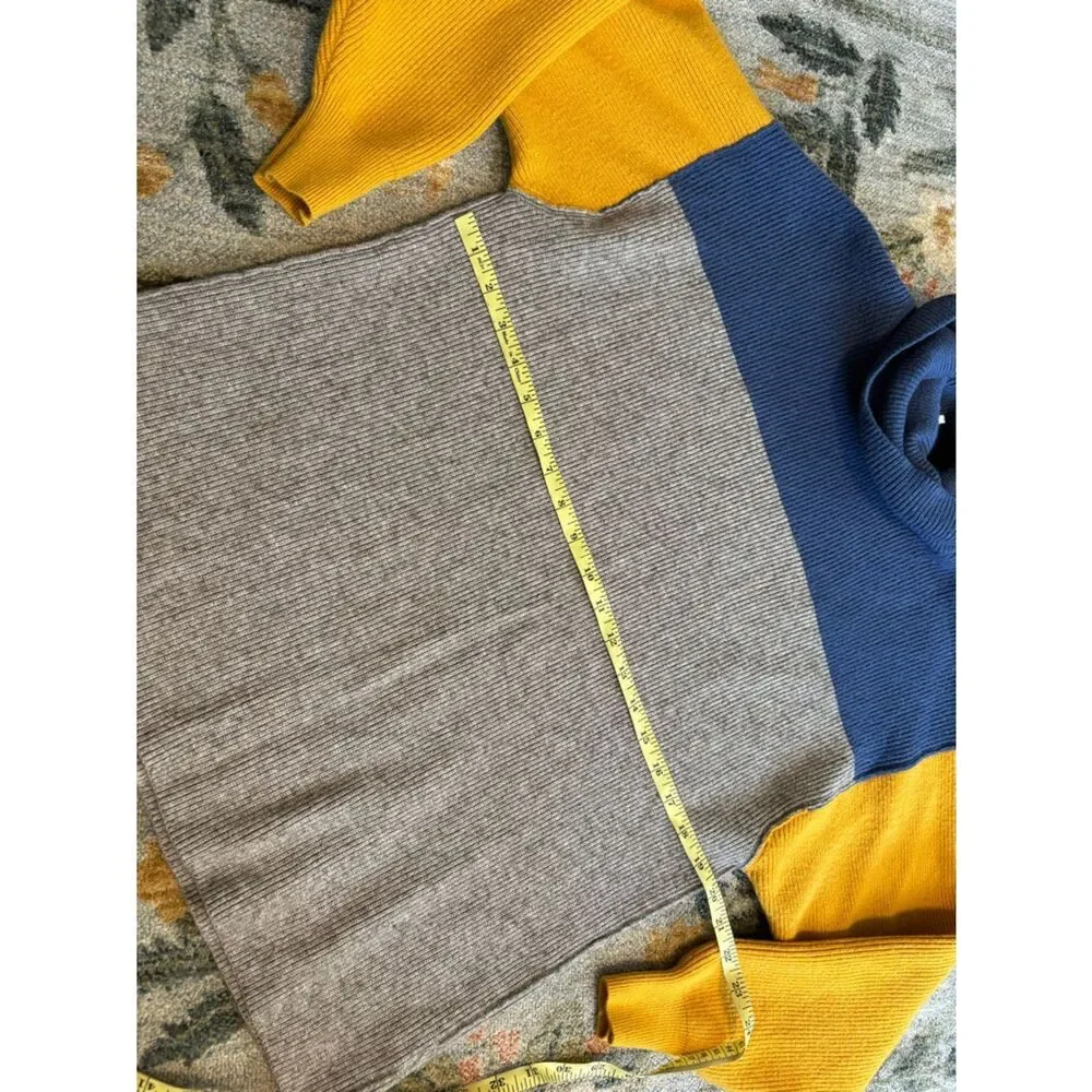 Free People Softly structured Colorblock Sweater XS